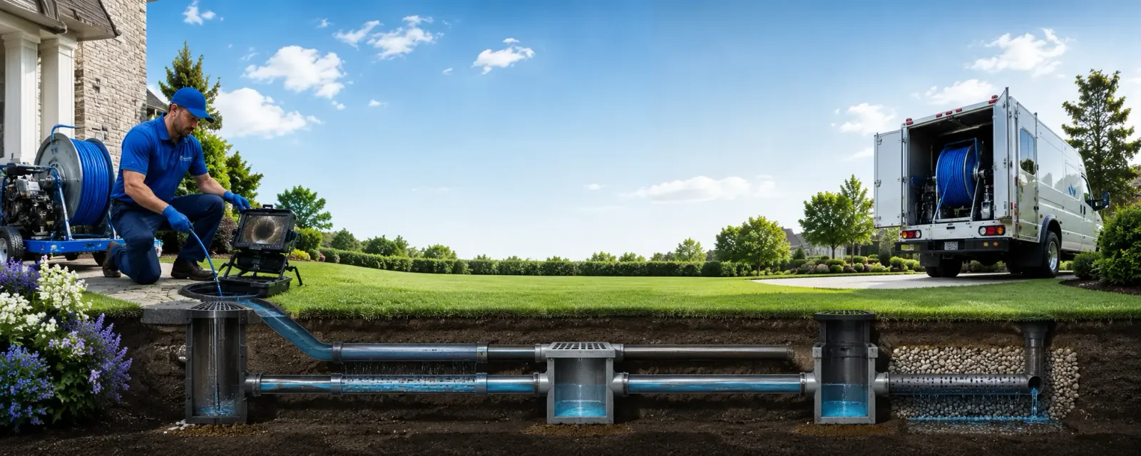 Outdoor drain cleaning information for Fossil, OR